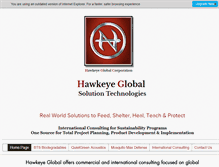 Tablet Screenshot of hawkeyeglobal.com